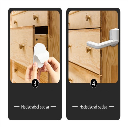 2PCS Child Safety Cabinet Locks for Baby Proof,Child Proof Safety Lock