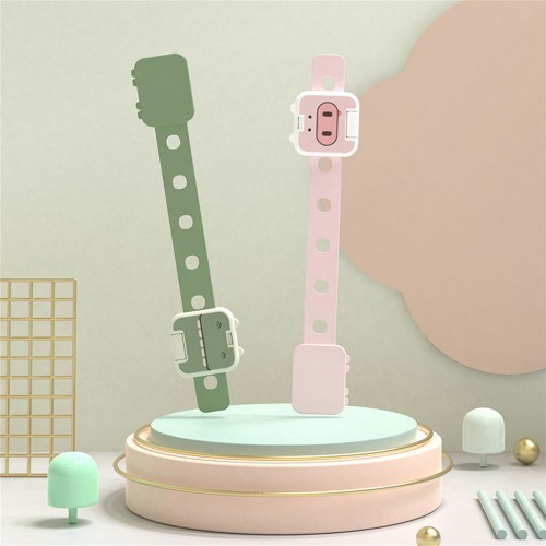 10pcs Multi-Use Adhesive Straps Locks - Childproofing Baby Proofing Cabinet Latches for Drawers