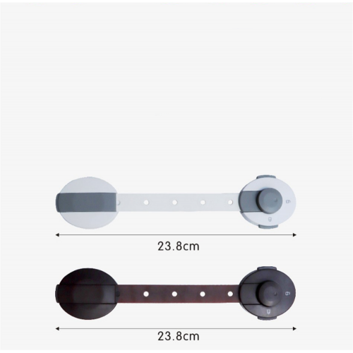 10PCSNew Version Child Safety Locks,Drawers with Easy Adjustable Strap Length, Double Lock Option