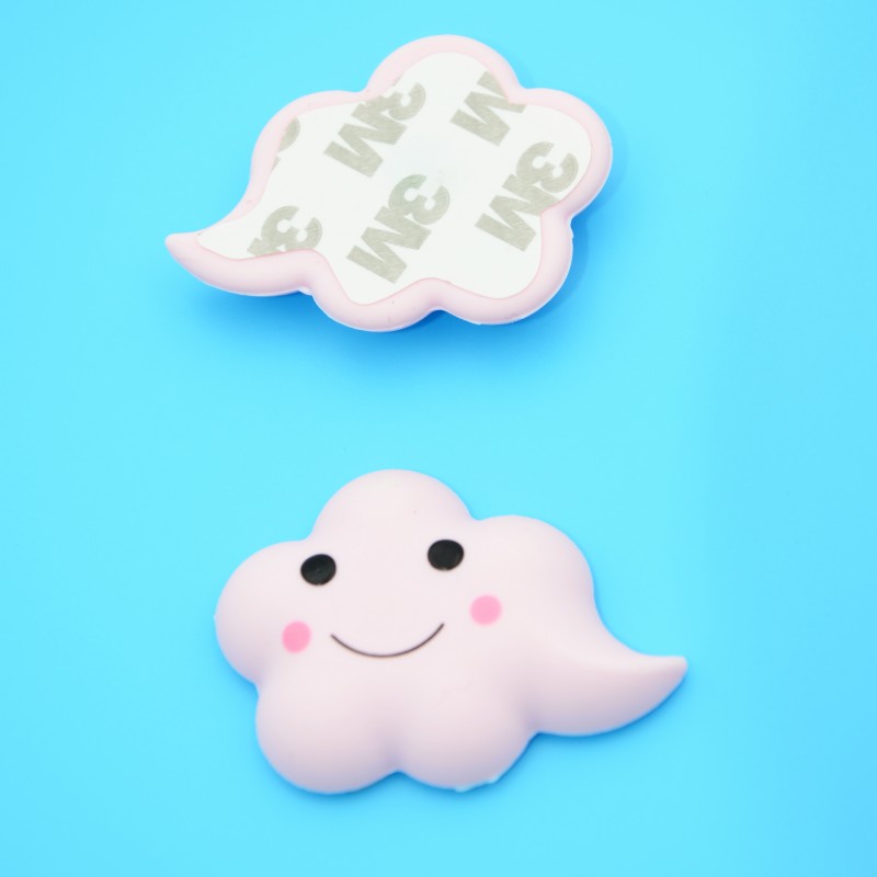 10PCS Wall Protectors Smile Cloud Bumper Fridge Sticker 