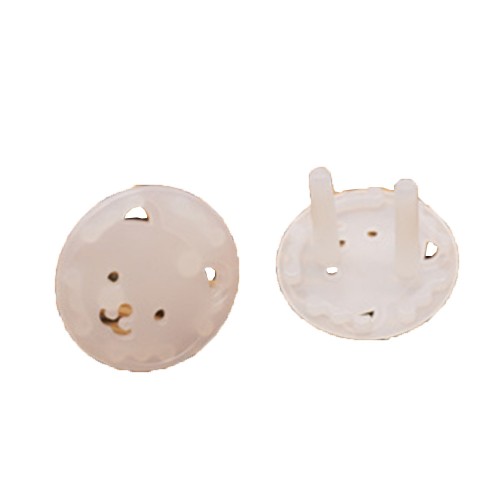 20PCS New European standard Bear thickened round head child socket protection cover 