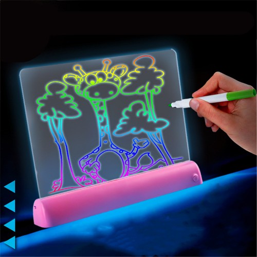 1PCS Fun Drawing Pad Board Glow in Dark with Light for Kids Painting Board