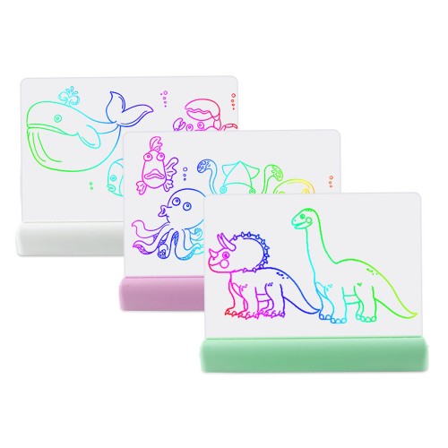 1PCS Fun Drawing Pad Board Glow in Dark with Light for Kids Painting Board