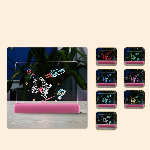 1PCS Fun Drawing Pad Board Glow in Dark with Light for Kids Painting Board