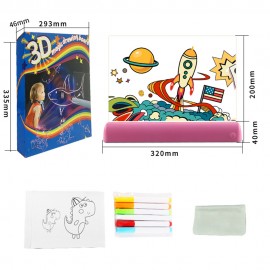 1PCS Fun Drawing Pad Board Glow in Dark with Light for Kids Painting Board 