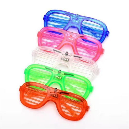 10PCS Glowing glasses disco birthday party bar Christmas cheer prop