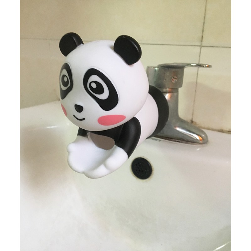 Panda Faucet Extender for Kids Animal Spout Extenders for Sink Faucets - Hand Washing for Babies 