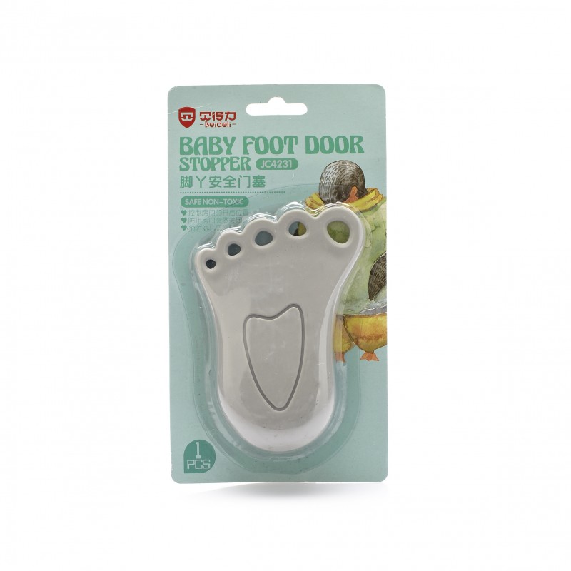 2PCS Baby Product Foot Shape Of Door Stopper Safety 