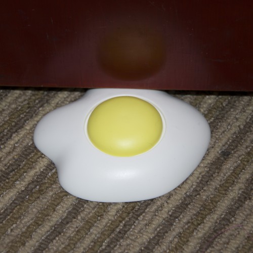 2PCS Newly Baby Safety Egg Design Silicone Bathroom Door Stopper