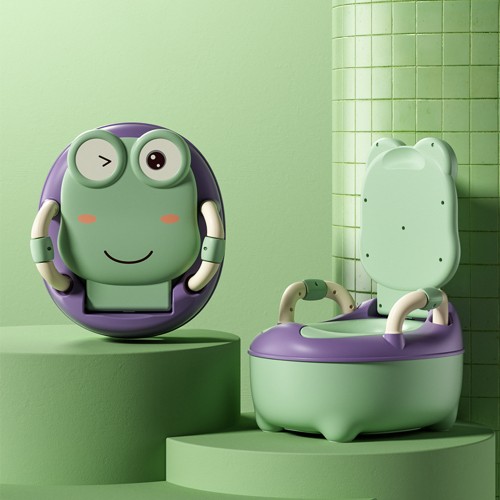 1PCS Potty Training Seat for Girls BoysErgonomic Design, Splash Guard, Backrest Toilet Train