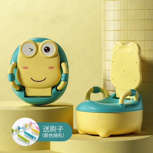 1PCS Potty Training Seat for Girls BoysErgonomic Design, Splash Guard, Backrest Toilet Train