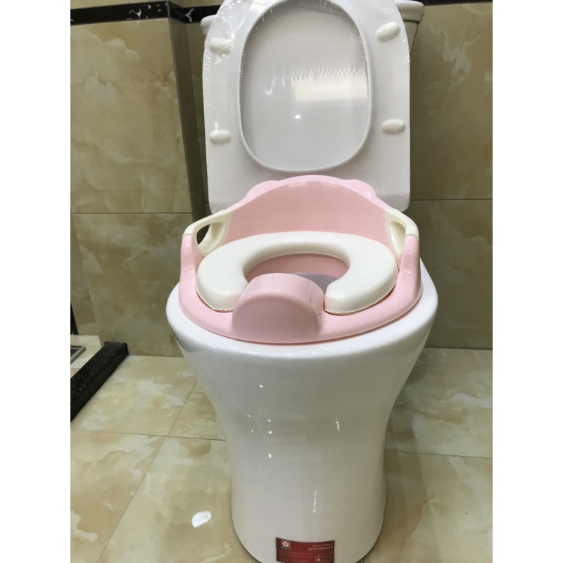 Portable Travel Toilet Training Potty Seat Safe Urine Guard Durable Anti Slip Rubber Rim Hanging Ring Bonus Hook 