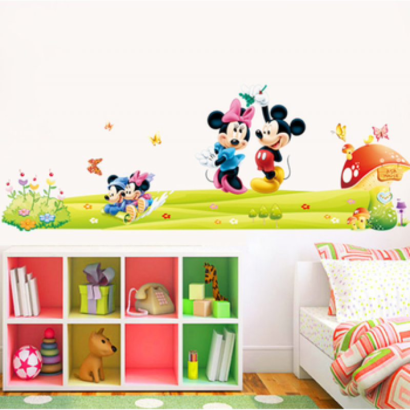 10 PCS Custom design sticker colorful cartoon decoration wall sticker for kids room 