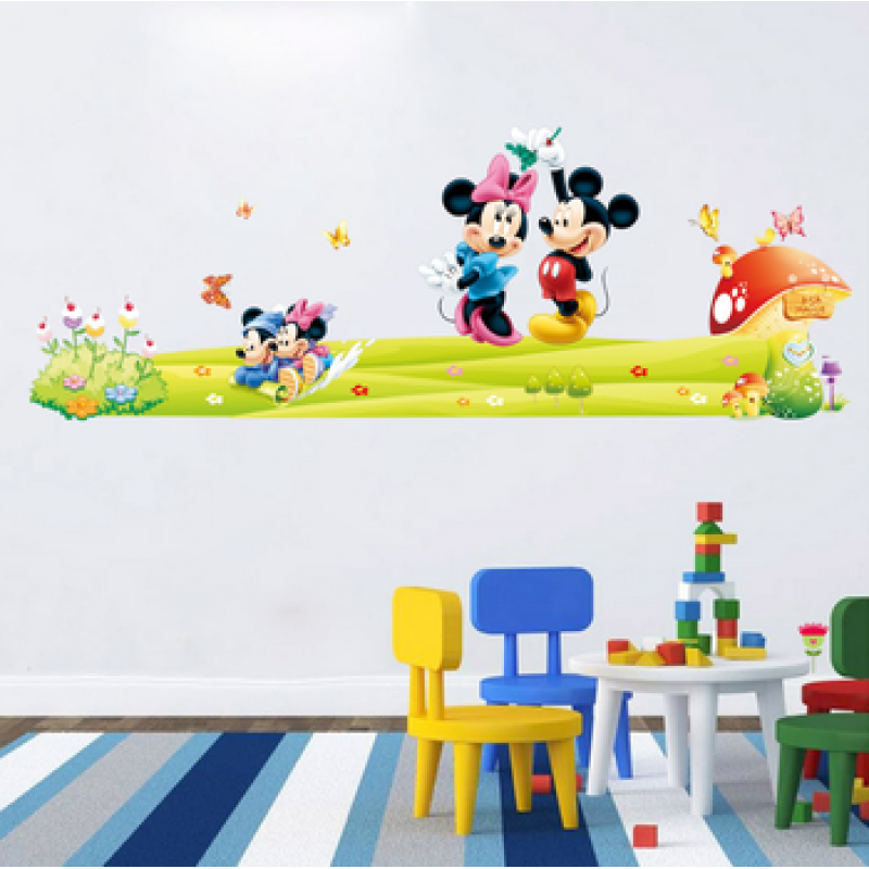 10 PCS Custom design sticker colorful cartoon decoration wall sticker for kids room 