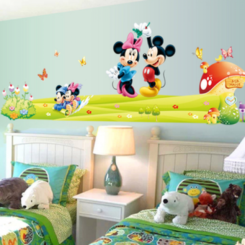 10 PCS Custom design sticker colorful cartoon decoration wall sticker for kids room