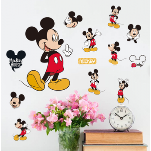 10 PCS High quality cartoon wall stickers for home decor bedroom decoration for baby room decal