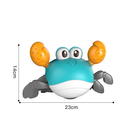 1PCS Children's electric induction crab toy creative charging smart card Internet red small toy