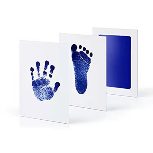 1 pcs Clean Touch Ink Pad for Baby Handprints and Footprints-Inkless Infant Hand & Foot Stamp-Safe for Babies