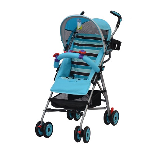 2022 Popular Reversible Handle Bar Baby Pram Double Layers Canopy Multifunctional Baby Stroller