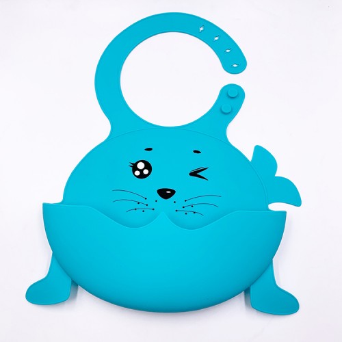 Unique Waterproof Silicone Baby Bib Light Weight Baby Bib Sublimation