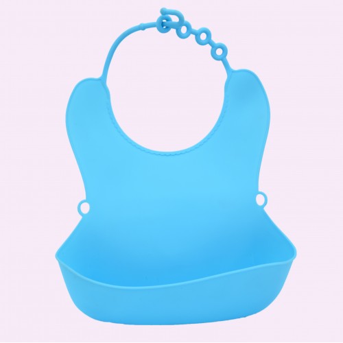 10 pcs Hot Selling Soft TPE Silicone Baby Waterproof Bib Convenient Toddler bib