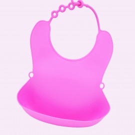 10 pcs Hot Selling Soft TPE Silicone Baby Waterproof Bib Convenient Toddler bib 