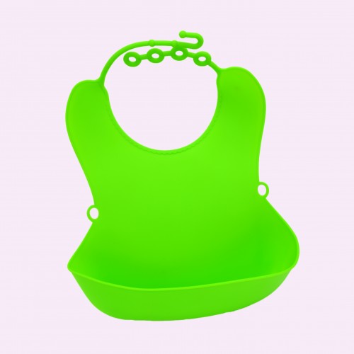 10 pcs Hot Selling Soft TPE Silicone Baby Waterproof Bib Convenient Toddler bib