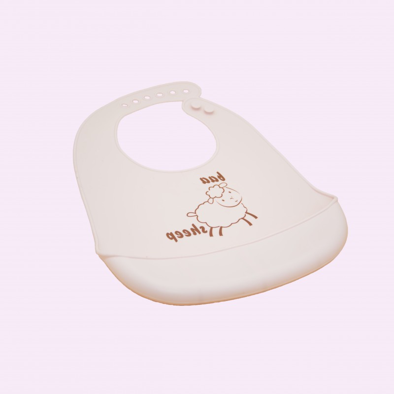 High Quality Silicone Bib Easily Clean Feeding Baby Bibs with Pocket for Babies and Toddlers 