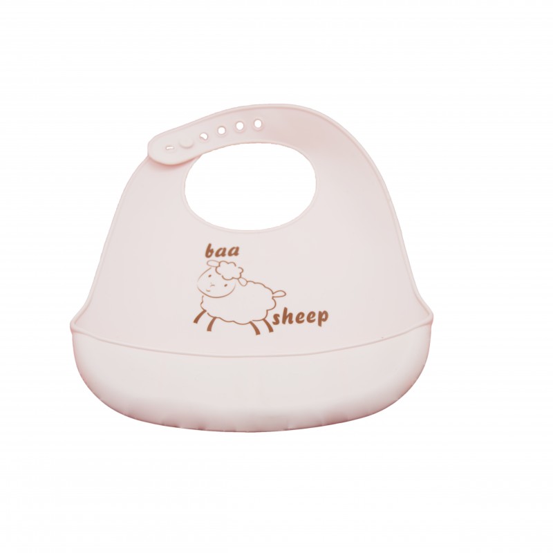 High Quality Silicone Bib Easily Clean Feeding Baby Bibs with Pocket for Babies and Toddlers 