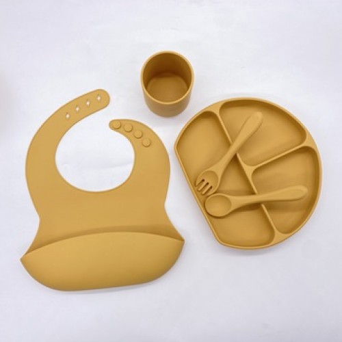 5 pcs 2022 Wholesale Logo Custom Baby Bibs Waterproof Feeding Kids Silicone Bib for Children