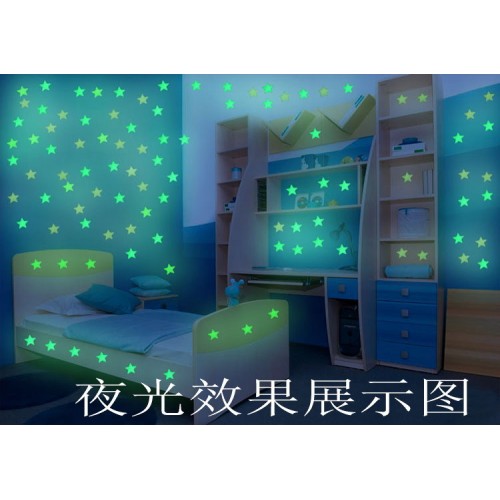 10 bag Glow in The Dark Stars Decals Decor for Ceiling 100 pcs Realistic 3D Stickers Starry Sky Shining Decoration Perfect for Kids Bedroom Bedding Room Gifts