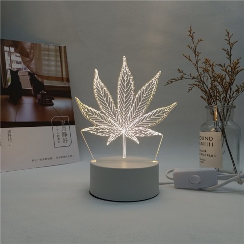 Good Quality 3D Illusion LED Night Light Colors Gradual Changing Touch Switch USB Table Lamp for Home Decorations