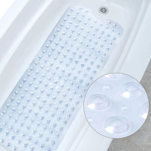 1 pcs Bath Tub Shower Mat Extra Long 100*40cm Non Slip Bathtub Mat