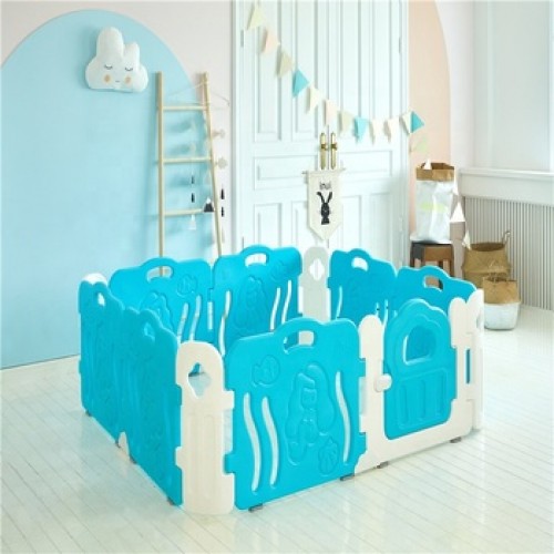 Baby home play yard Kids Indoor Plastic playpen for girls Activity center children entertainment and protection safety fence